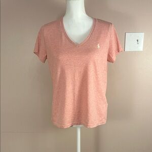 Ralph Lauren Light Pink V-Neck Tee